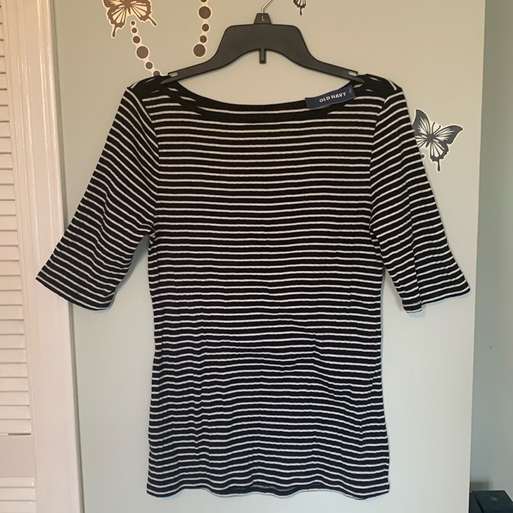 Old Navy Half Sleeve Boat Neck Tee